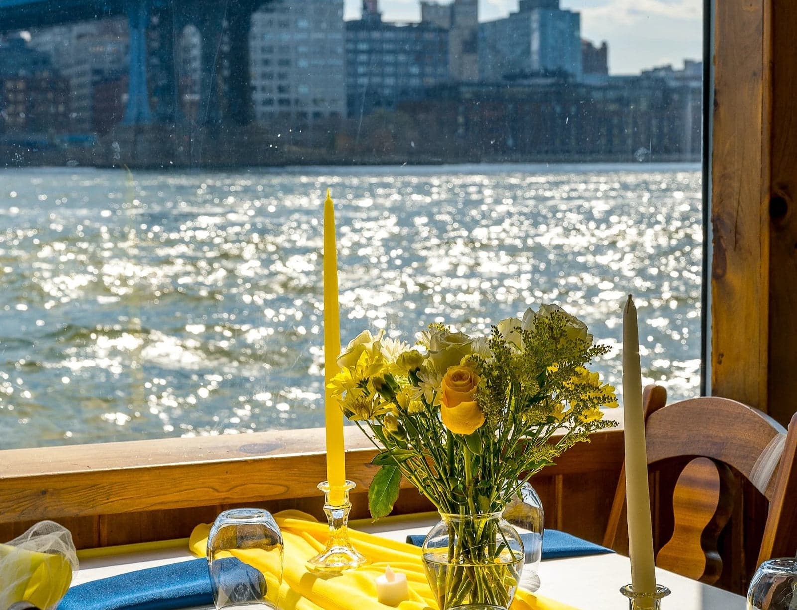 A waterfront wedding in New York