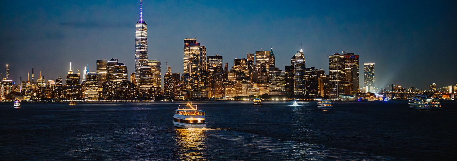 A corporate event aboard a yacht in New York